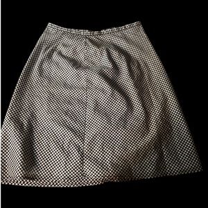 Vintage Women’s size 12 mid length gingham skirt-
